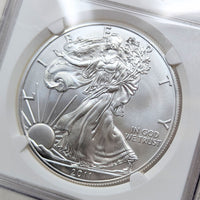 2011 NGC MS70 Early Release 25th Anniversary Label Silver Eagle