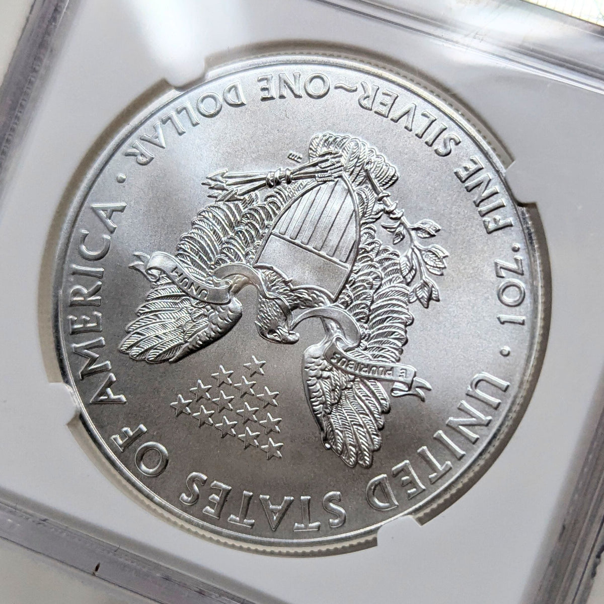 2011 NGC MS70 Early Release 25th Anniversary Label Silver Eagle