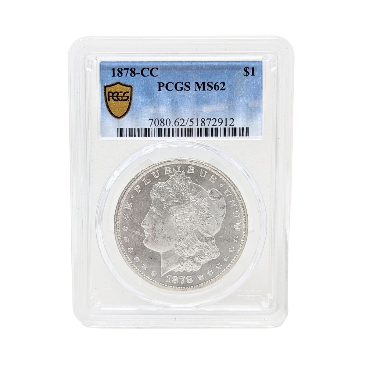 1878-CC PCGS MS62 Morgan Silver Dollar