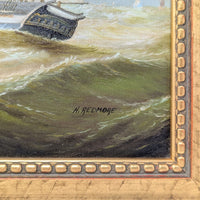 Henry Redmore Maritime Reproduction Oil on Board