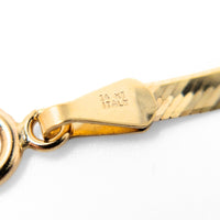 Italian 14K Gold 2.9mm 7” Herringbone Bracelet