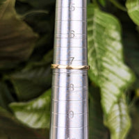 14K Gold Iolite & Diamond Ring - Size 7.25