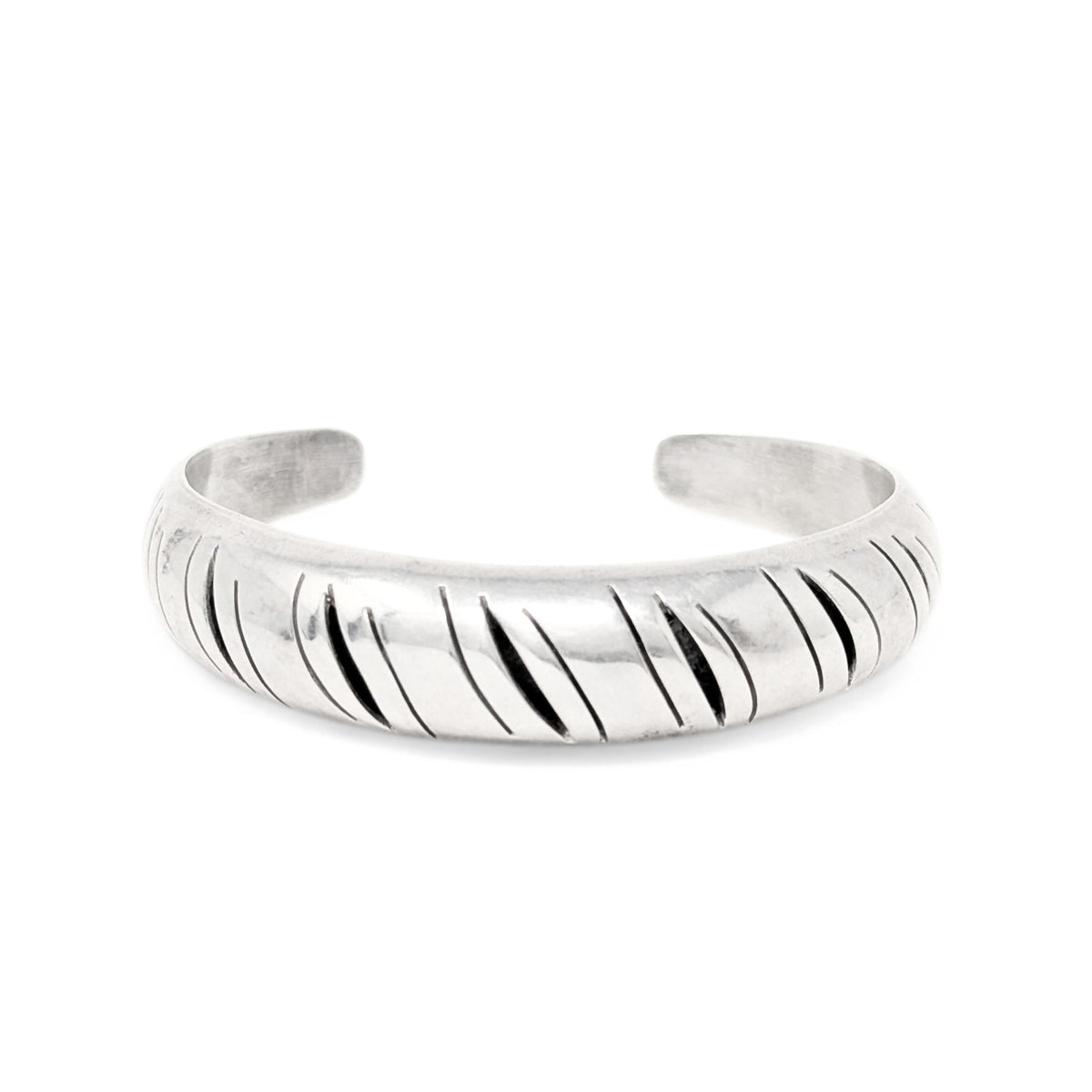 Taxco Sterling Silver 6.25" Cuff Bracelet, TM-159