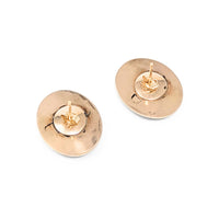 14K Gold & Black Enamel Victorian Mourning Hair Earrings