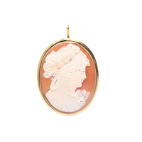 18K Gold Cameo Pin/Pendant
