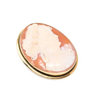 18K Gold Cameo Pin/Pendant