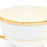 Lenox "J-34" Cream/Gold 23pc Cup, Saucer, & Salad Plate Set
