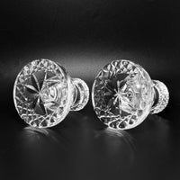 Waterford "Glandore" Pair of 3" Single Light Crystal Candlesticks