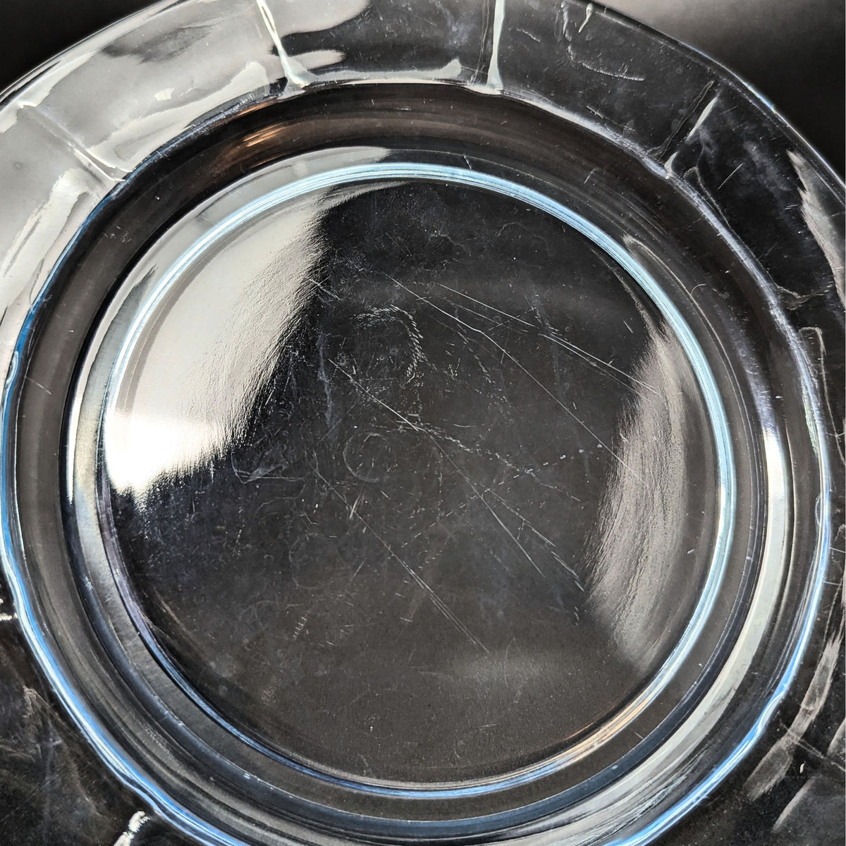 Fostoria "Fairfax" Azure Blue Salad Plates (12)