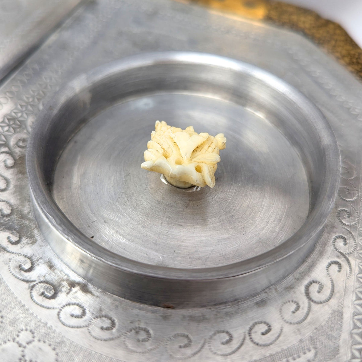 19th Century Chinese Lacquered Tea Caddy w/Pewter Inner Containers