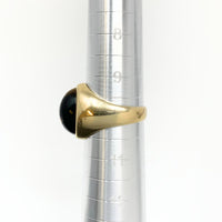 10K Gold Vintage Men’s Tiger Eye Ring - Size 10