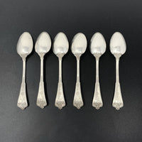 Tiffany & Co. "Persian" Monogrammed Sterling Teaspoons (6)