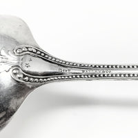 George Sharp for Bailey & Co. Coin Silver Strawberry Scoop, Monogrammed