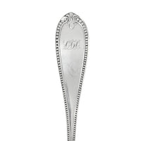 George Sharp for Bailey & Co. Coin Silver Strawberry Scoop, Monogrammed