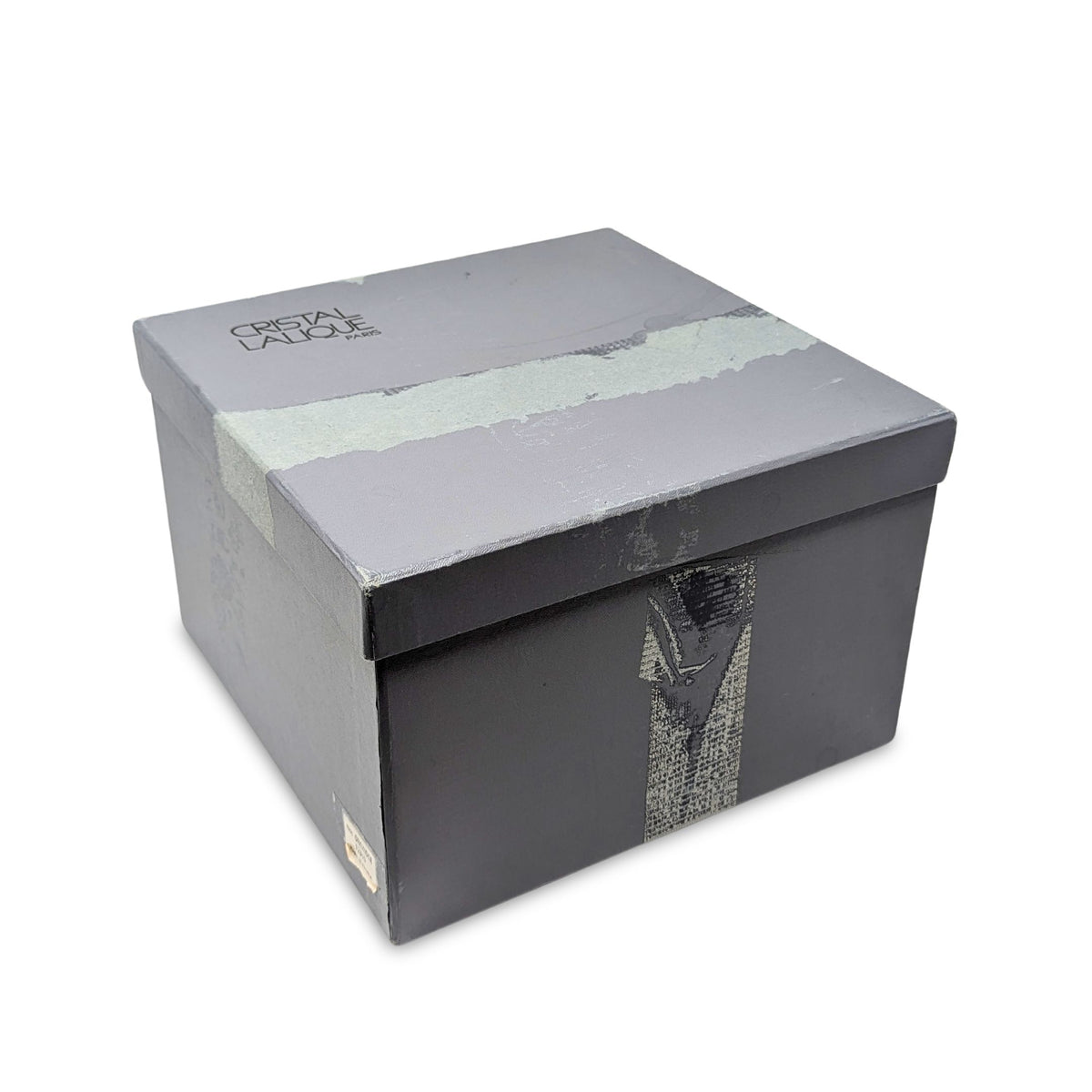 Lalique France 6" Crystal "Orchidee" Vase With Box