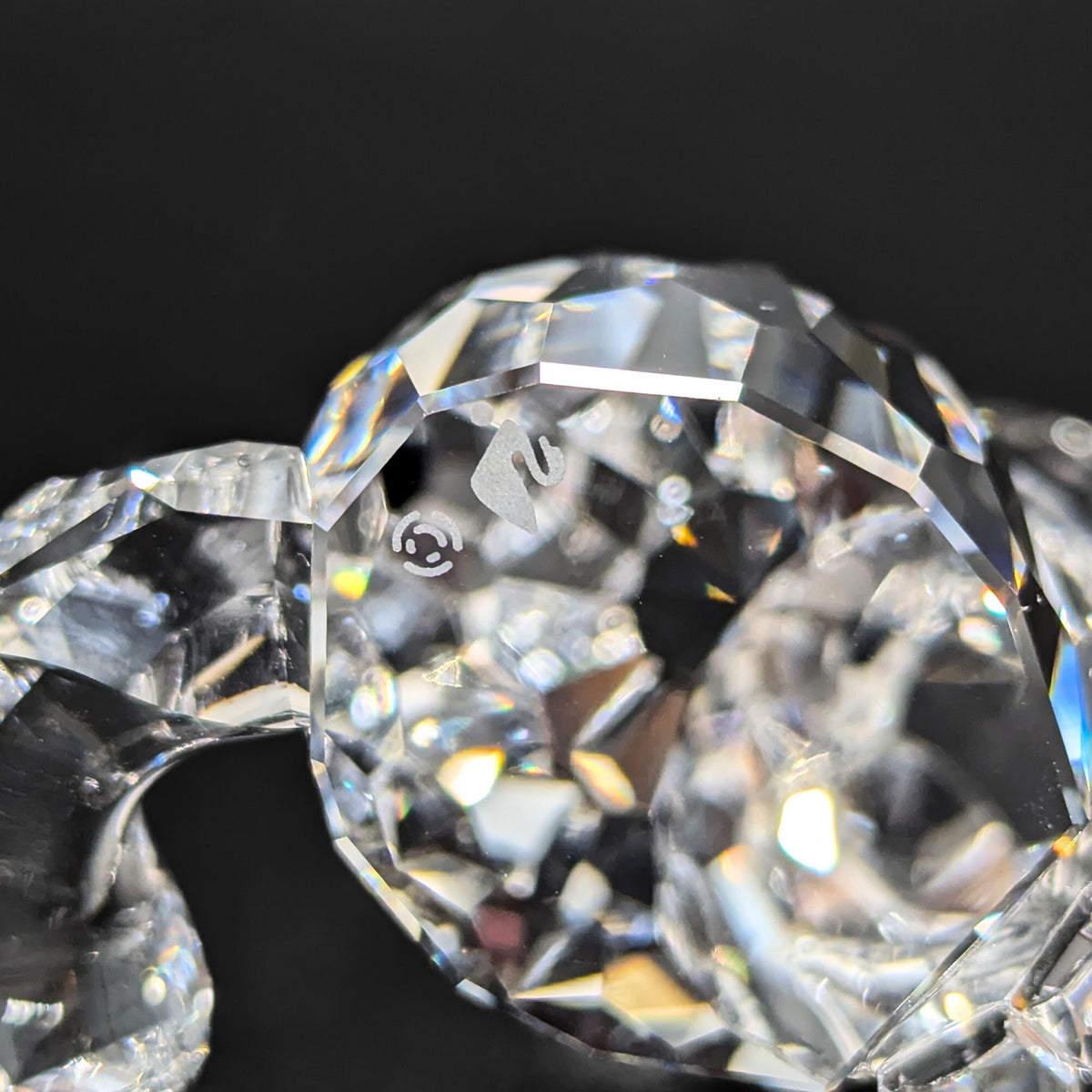 Swarovski Crystal Sitting Cat Figurine (Box & COA)