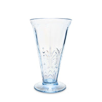 Fostoria "Baroque" Azure Blue 5 1/2" Footed Tumblers (12)