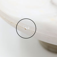 Vintage Natural Alabaster 12" Console Compote Bowl