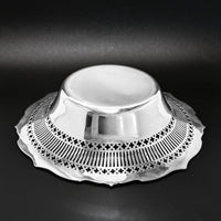 Sterling Silver 9” Pierced Bowl