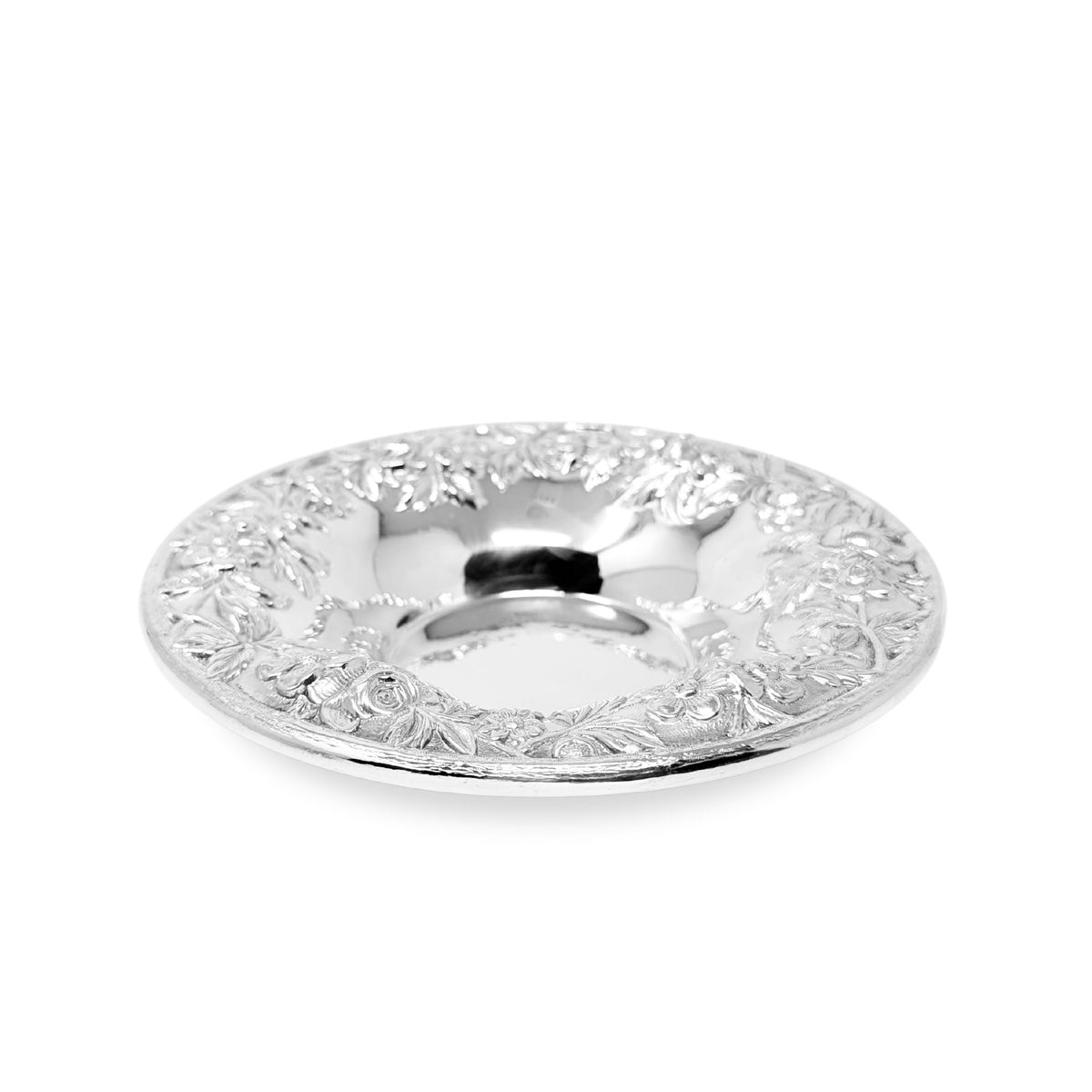 Kirk & Son Sterling Silver Repousse Candy Dish