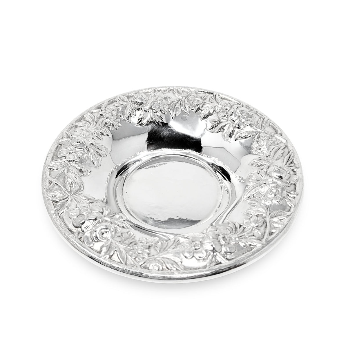 Kirk & Son Sterling Silver Repousse Candy Dish