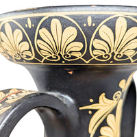 Artist Signed Museum Replica 21" Hercules & Athena Greek Terracotta Amphora