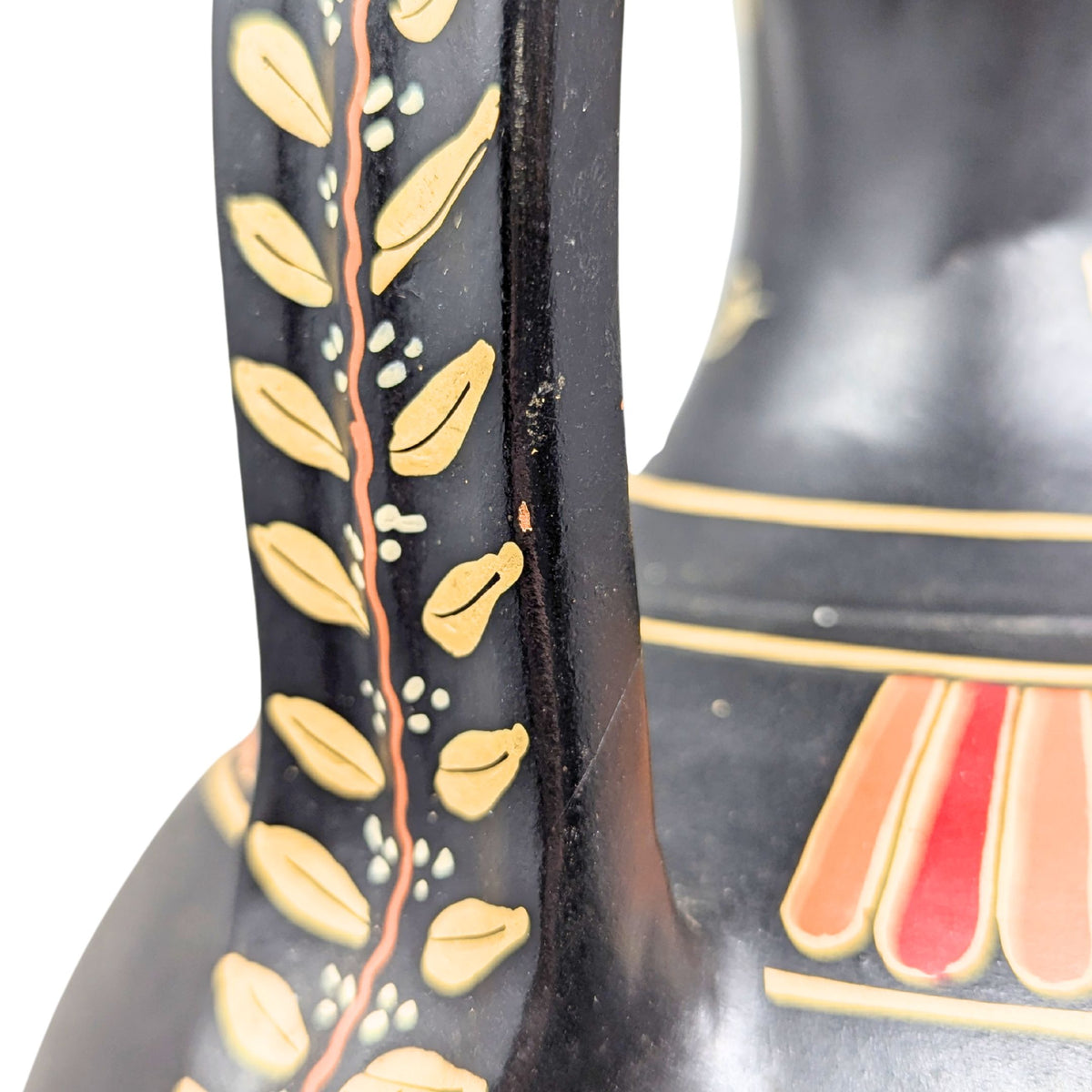 Artist Signed Museum Replica 21" Hercules & Athena Greek Terracotta Amphora