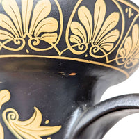 Artist Signed Museum Replica 21" Hercules & Athena Greek Terracotta Amphora