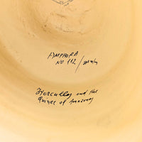 Artist Signed Museum Replica 21" Hercules & Athena Greek Terracotta Amphora