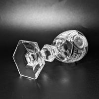 Set of 12 Vintage Fine Cut Crystal Cordial Glasses, "R" Monogram