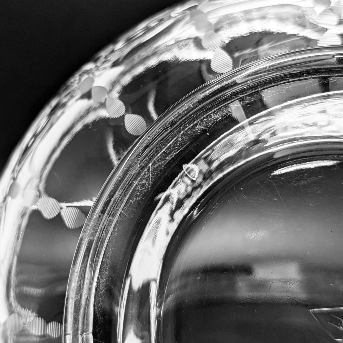 Antique Heisey Glass "Daisy & Leaves" Basket