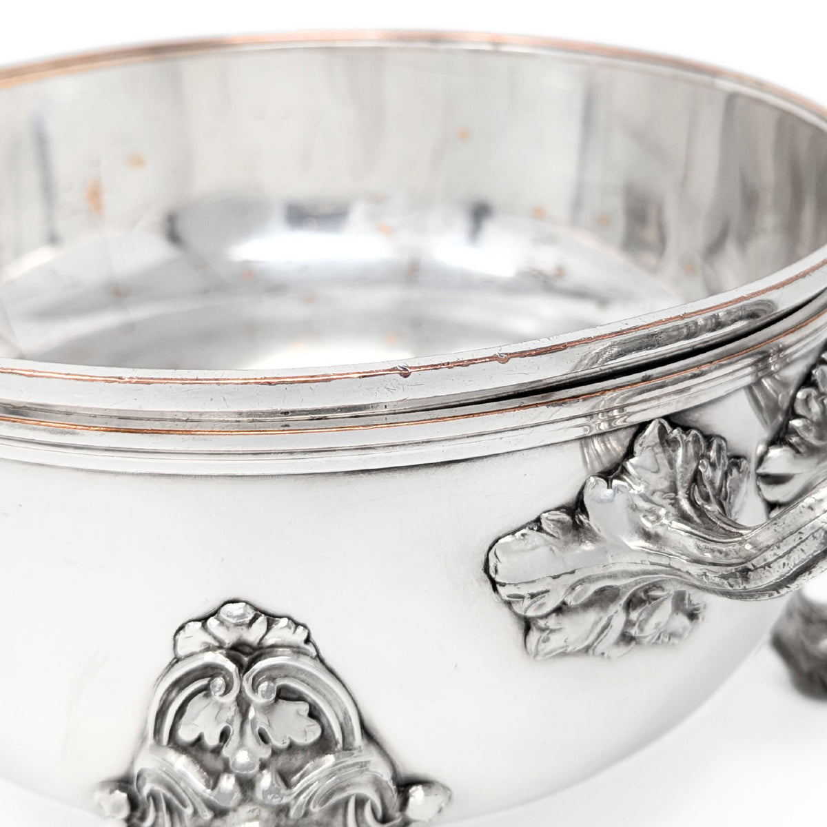 Old Sheffield Plate Souffle Dish with Liner, Early 19th C
