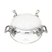Old Sheffield Plate Souffle Dish with Liner, Early 19th C