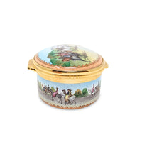 Halcyon Days "Tercentenary of Rotten Row" Ltd. Edition Enameled Trinket Box