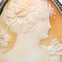 14K Gold Antique Cameo Pendant/Brooch