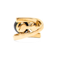 18K Gold, Pearl, & Diamond Ring - Size 4.5