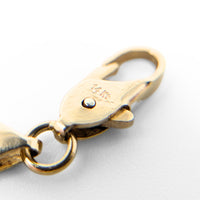 Italian 14K Gold 5mm Braided Herringbone Bracelet