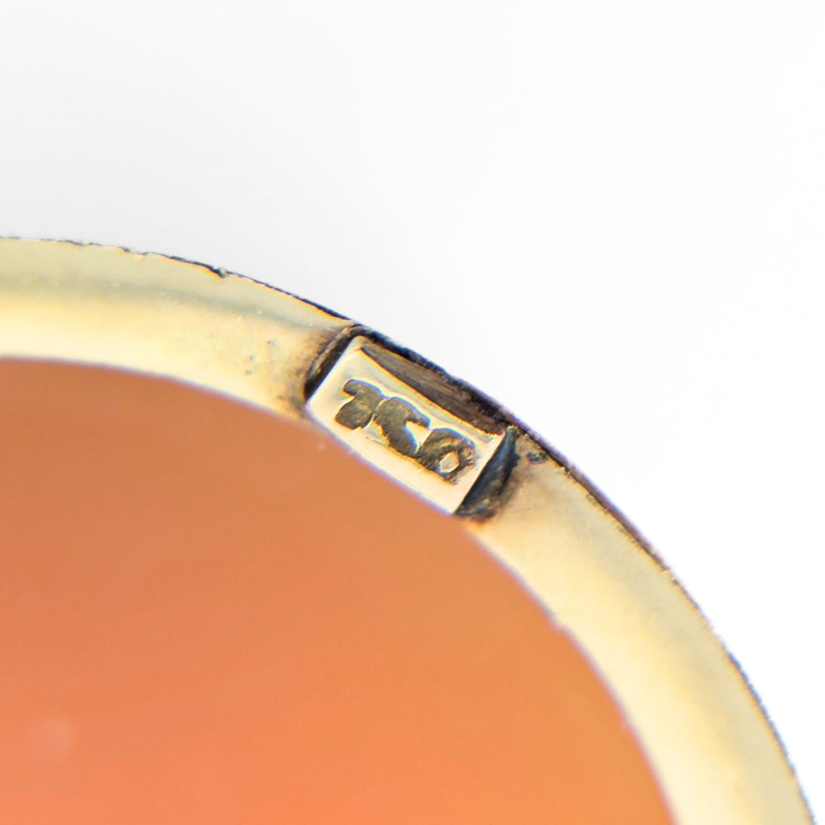 18K Gold Cameo Pin/Pendant