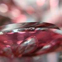 Bohemian Cranberry Cut-to-Clear Mantel Lusters (Pair)