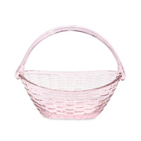 Longaberger Collectors Club 2005 Pink Glass Crocus Basket w/ Original Box