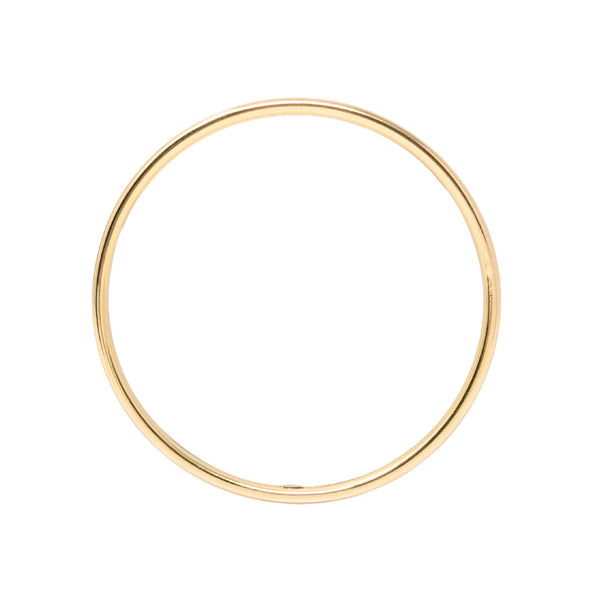 18K Gold 4mm Bangle Bracelet