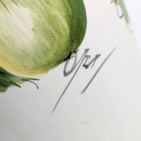 Italian Fruit Motif Lidded Spaghetti Canister