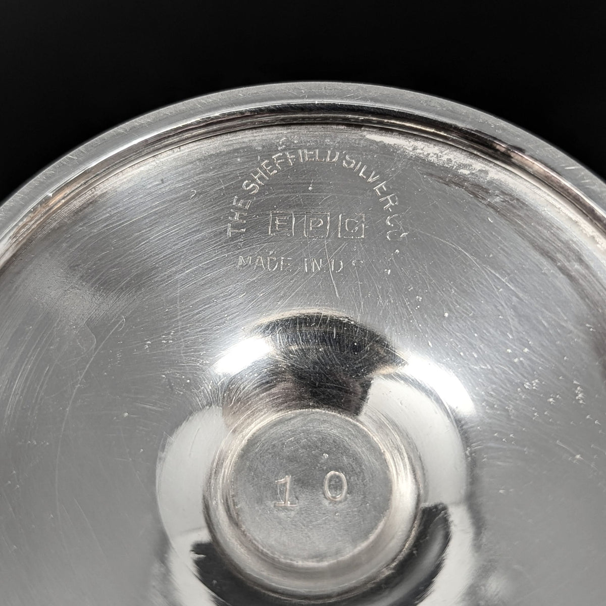 Vintage Sheffield Silverplate Wine Goblets (6)