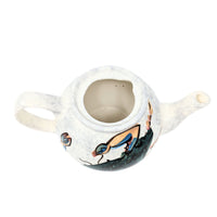 Cupcakes Studio Glazed Ceramic Blue Crab Teapot