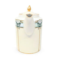 KPM Germany Signed Arts & Crafts 10" Lidded Pitcher