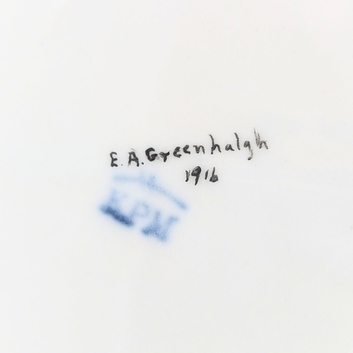 KPM Germany Signed Arts & Crafts 10" Lidded Pitcher