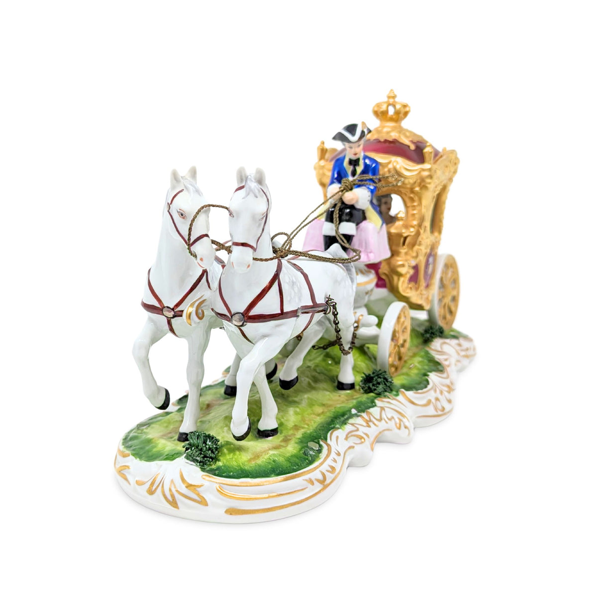 Sandizell Dresden "The Princess's Departure" Porcelain Figurine (13.75")