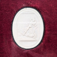 Custom Framed Italian Grand Tour Plaster Intaglio c. 1820