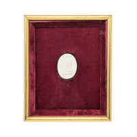 Custom Framed Italian Grand Tour Plaster Intaglio c. 1820