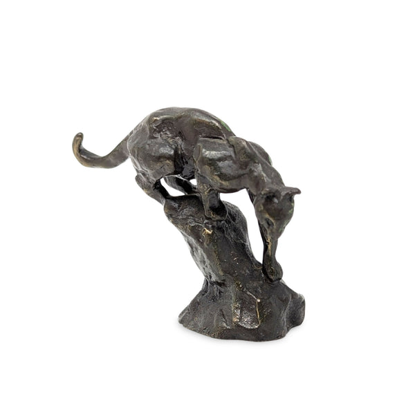 Philip R. Goodwin "Mountain Lion" Bronze Sculpture Limited Edition Calhoun's